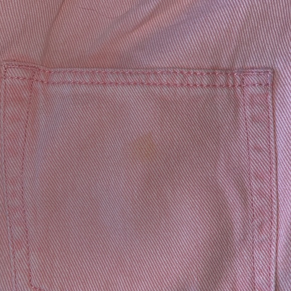 pink paperbag denim shorts - Picture 4 of 4